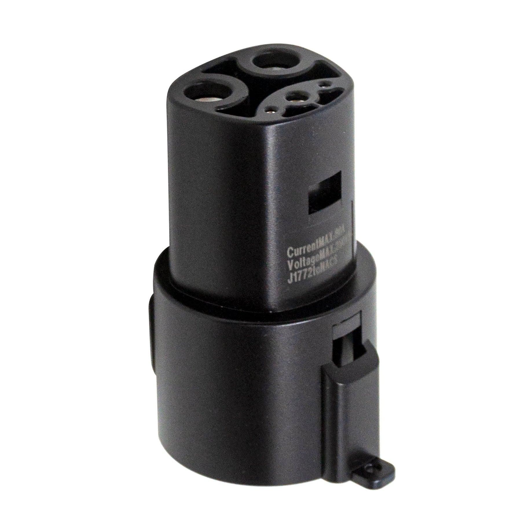Steps to using a J1772 adapter with a Tesla EV to charging in a Level 2 Charger - J1772 to Tesla (NACS) EV Charging Adapter