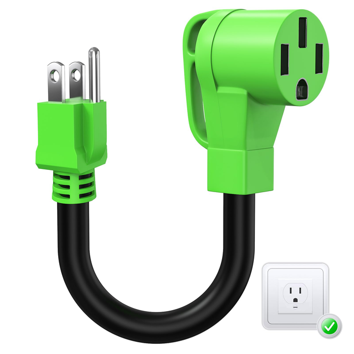 NEMA 5-15P to 14-50R EV Charger Adapter