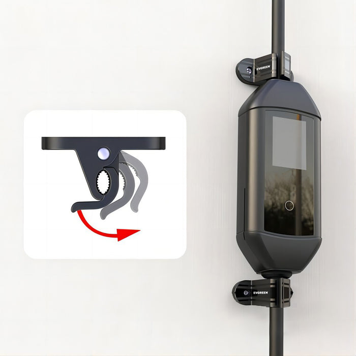 Universal EV Charger Bracket Clamps