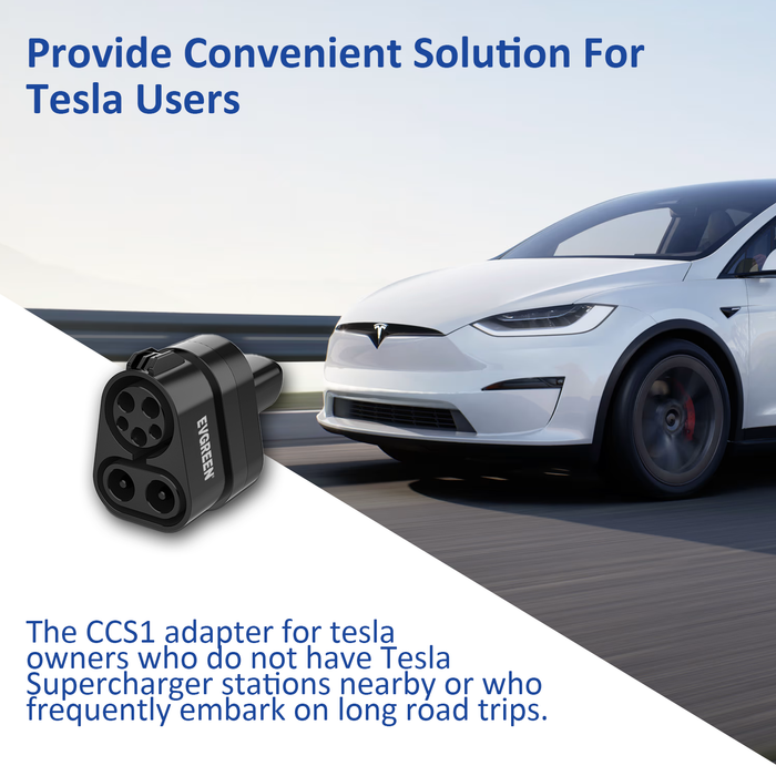 CCS 1 Charger to Tesla EV Charging Adapter | 300Amp | 500V