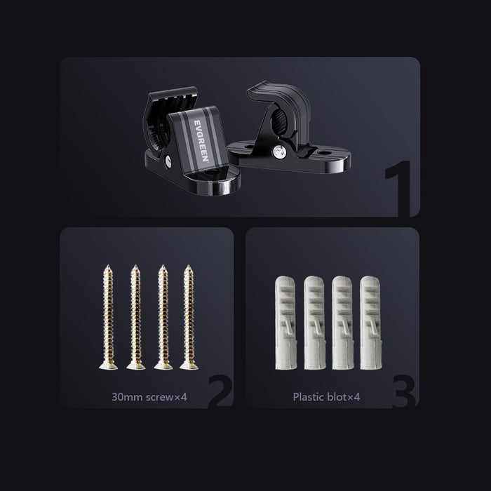Universal EV Charger Bracket Clamps