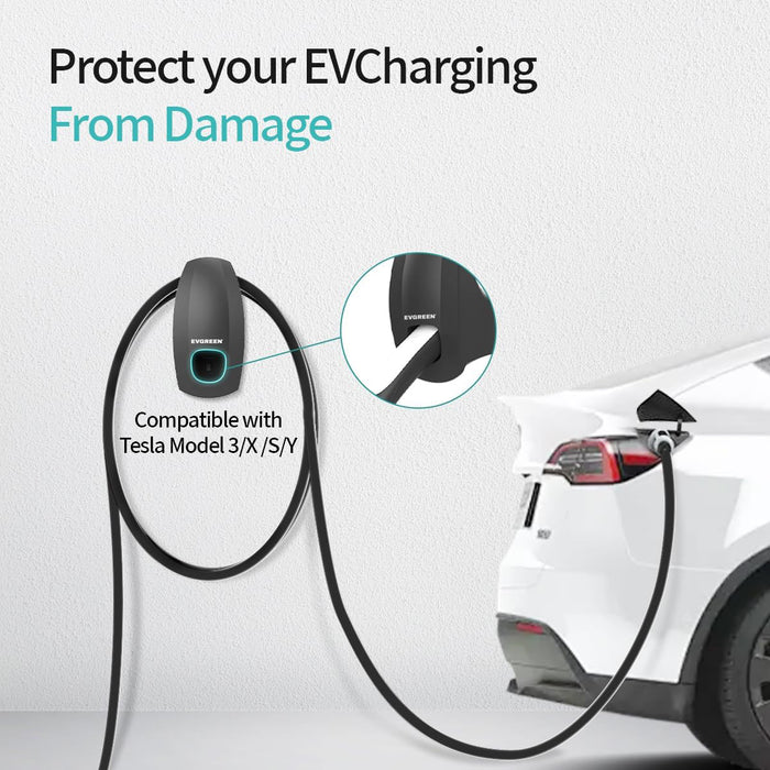 Tesla EV Charger and Cord Holder